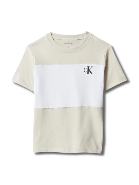Calvin Klein Jeans tričko detské béžová
