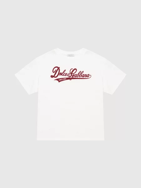 Детская футболка Dolce&gabbana белая