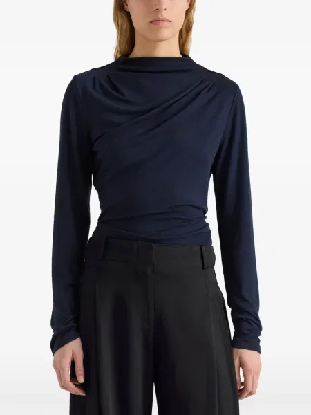 Top Proenza Schouler White Label din jerseu alb