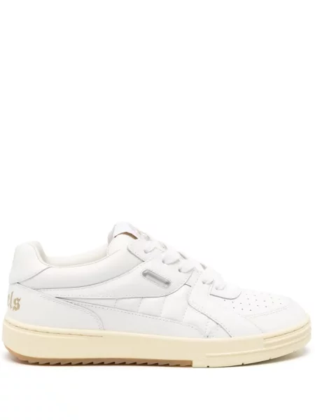Sneakerși Palm Angels din piele alb