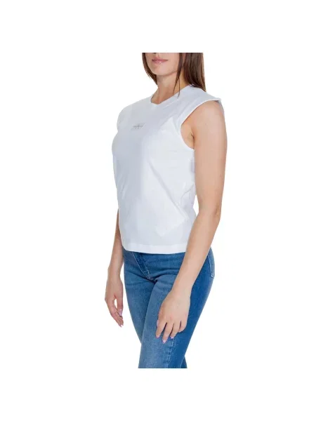 Jeansy Calvin Klein Jeans z krótkim rękawem niebieskie