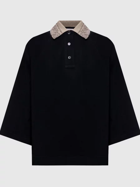Поло Brunello Cucinelli черное