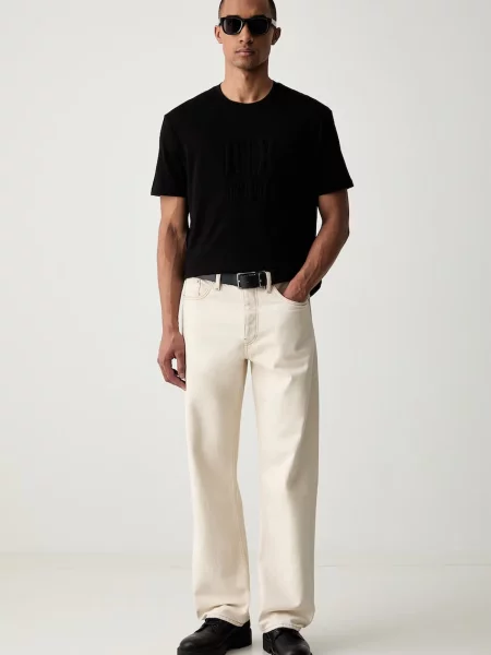 Armani Exchange tricou pentru bărbați din negru