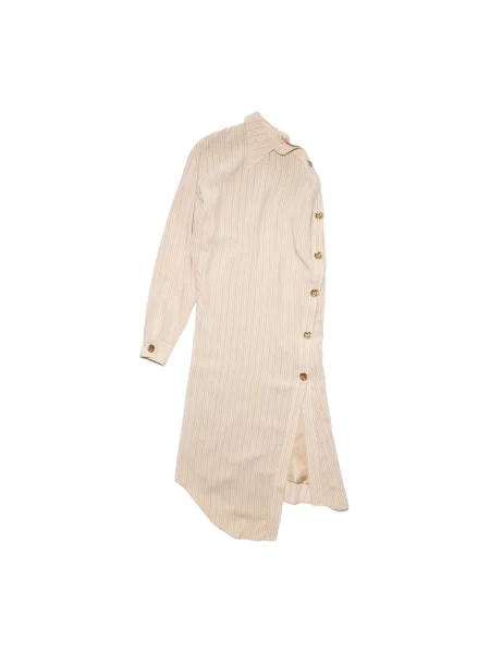Sukienka Acne Studios beżowa
