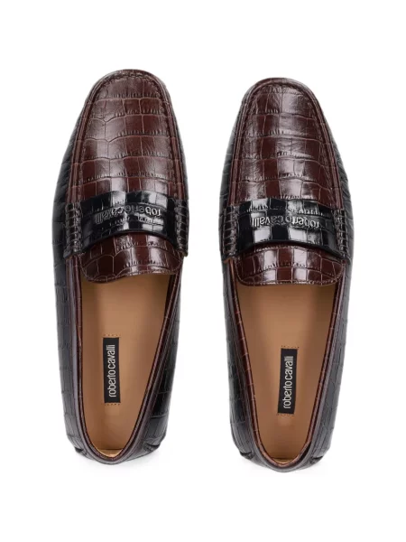 Pantofi loafer Roberto Cavalli din piele negru