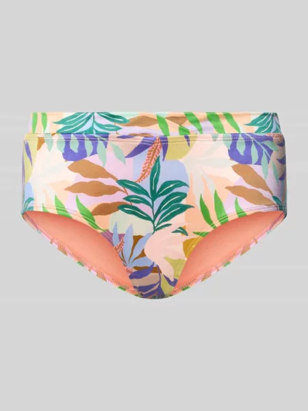 Figi bikini we wzór na całej powierzchni model BAHIA' Dorina fioletowe