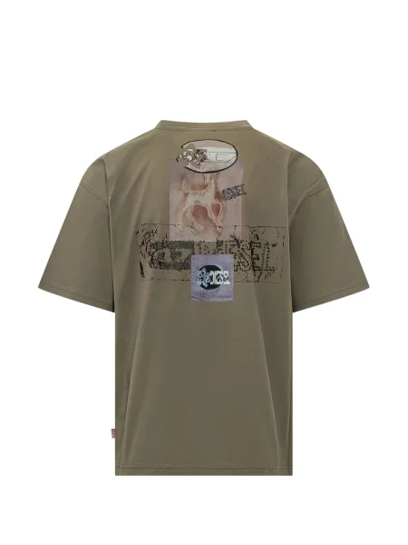 Tricou Diesel cu imagine verde