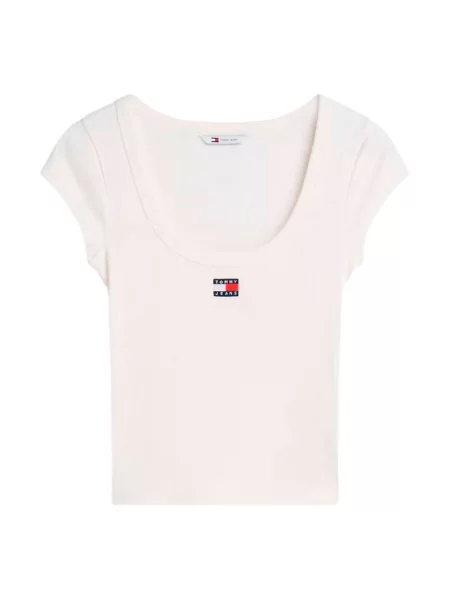 Tričko Tommy Jeans biela
