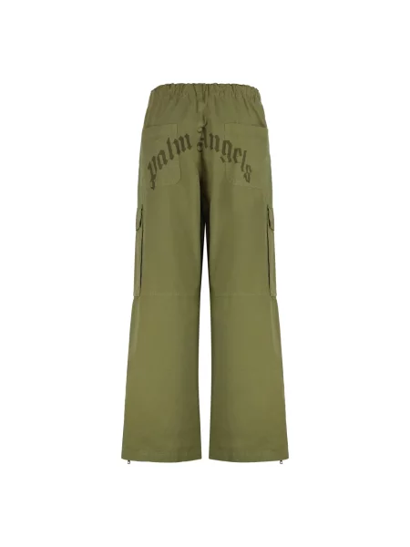 Spodnie cargo Palm Angels zielone