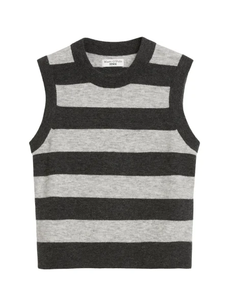 Marc O'Polo DENIM Pulover pegasto siva črna