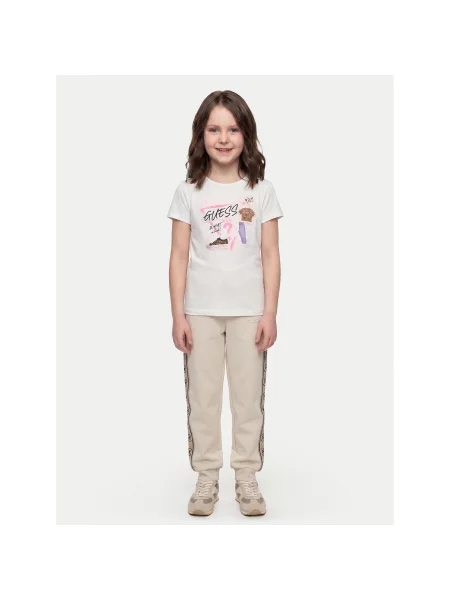 Guess Marškinėliai Regular Fit balta