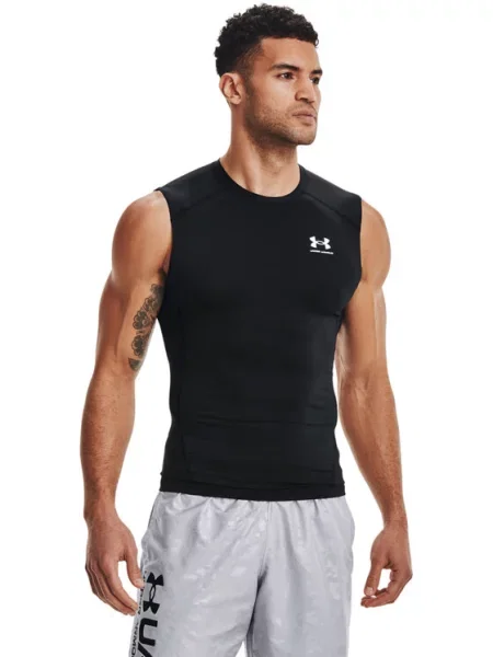 Under Armour Techniniai marškinėliai HeatGear® juoda