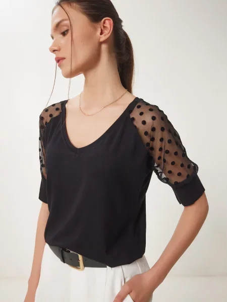 Happiness İstanbul Bluză negru