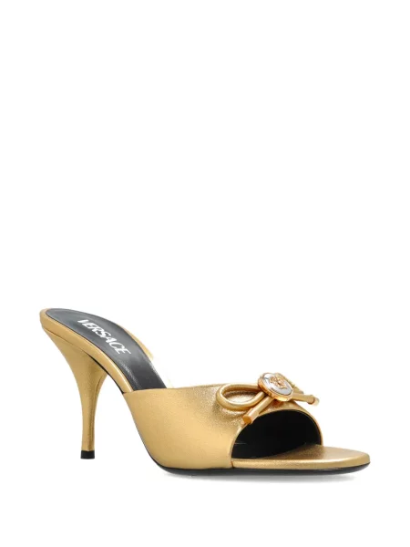 Sandale Versace cu funde galben