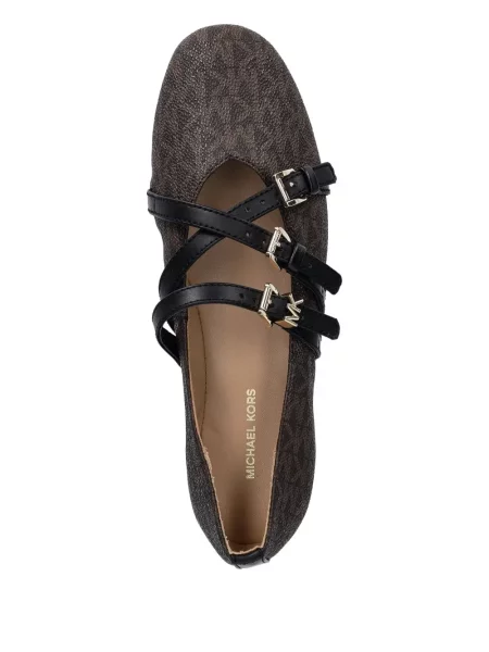 Portofel Michael Michael Kors cu volane plisat de lână negru