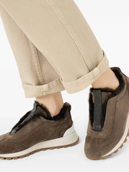 Sneakerși Brunello Cucinelli maro