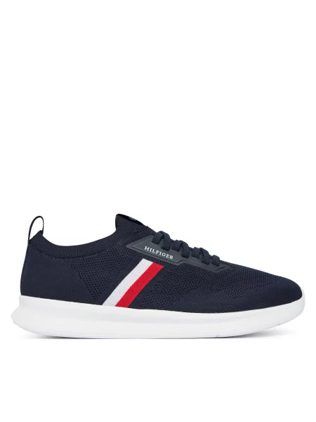 TOMMY HILFIGER Niske tenisice mornarsko plava / crvena / bijela tamnoplava