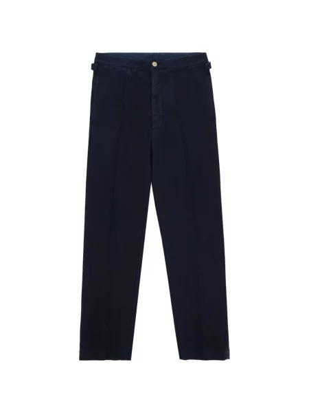 Pantaloni Fortela plisate albastru