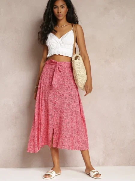 Spódnica Salaphanise czerwona