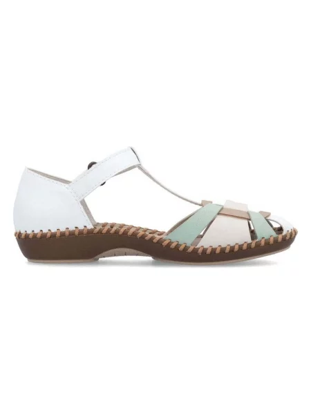 Pantofi Rieker alb