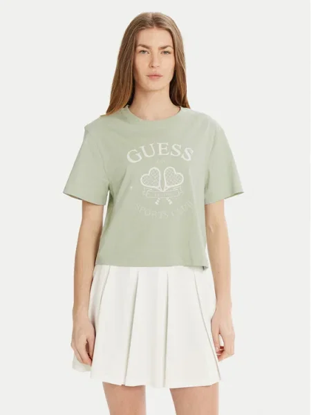 Тениска Guess зелено