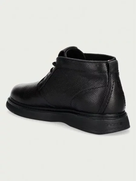 Półbuty Tommy Hilfiger skórzane czarne