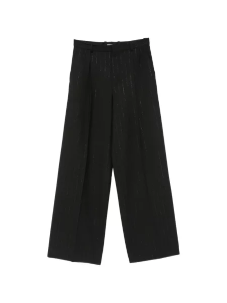 Pantaloni palazzo Sandro negru