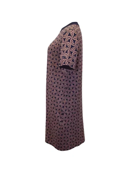Rochie Weekend Max Mara cu imprimeu geometric albastru