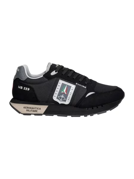 Sneakersy Aeronautica Militare czarne