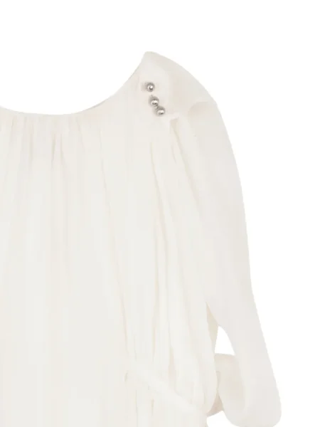 Sukienka dziecięca Lanvin Enfant biała