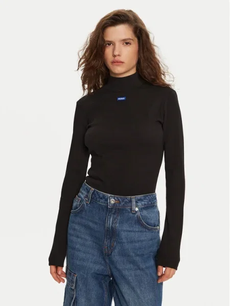 HUGO Tricou Easy' negru