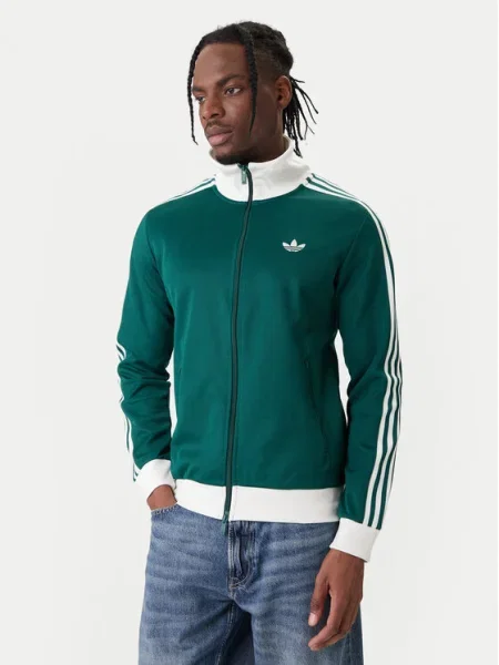 Klasická mikina Adidas Originals zelená