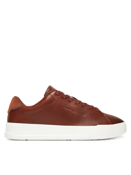 Tommy Hilfiger Sneakers Th Court Core Cognac maro