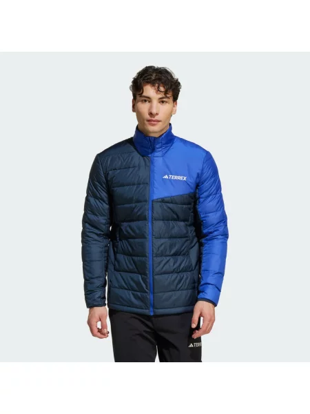 Adidas TERREX kurtka sportowa puchowa Multi granatowy przejściowa niebieska