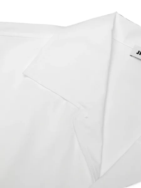 Scurt cămașă Jil Sander din poplin alb