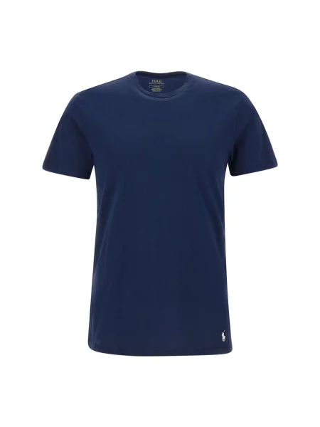 Polo Ralph Lauren t-shirt granatowy gładki niebieska