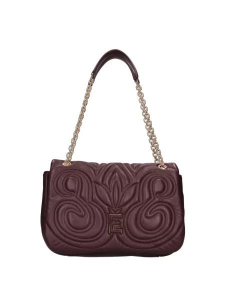 Torebka skórzana Ermanno Scervino skórzana czerwona