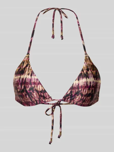 Bikini o trójkątnym kształcie z usztywnianymi miseczkami model AMNESIA' Dorina czarne