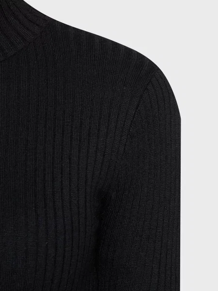 Водолазка Calvin Klein Jeans из шерсти мериноса черная