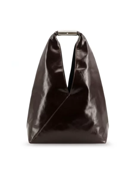 Maison Margiela torebka tote skórzana brązowa