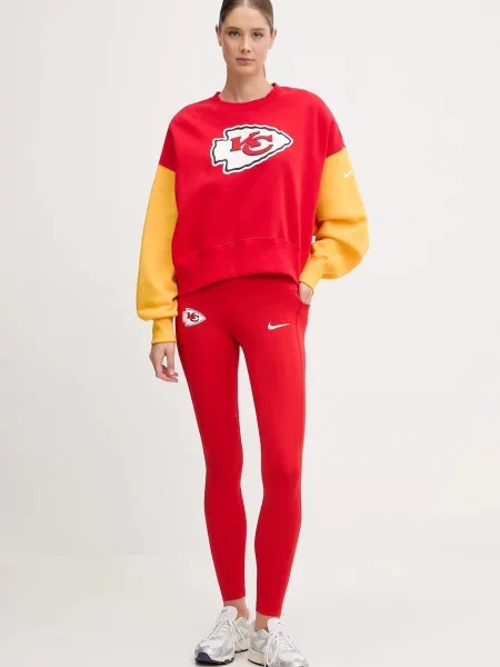 Кофта Nike Oversized Crew Fleece візерунок червоний