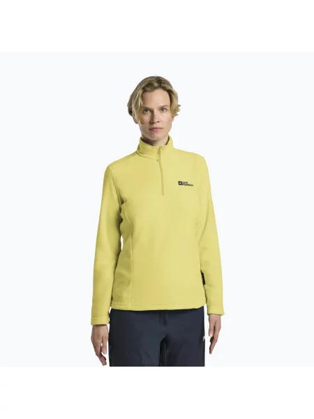 Hanorac de drumeție pentru femei Jack Wolfskin Taunus Hz lemon ice