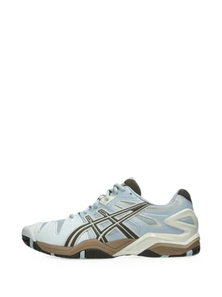 Sneakerși Asics cu bretele gri