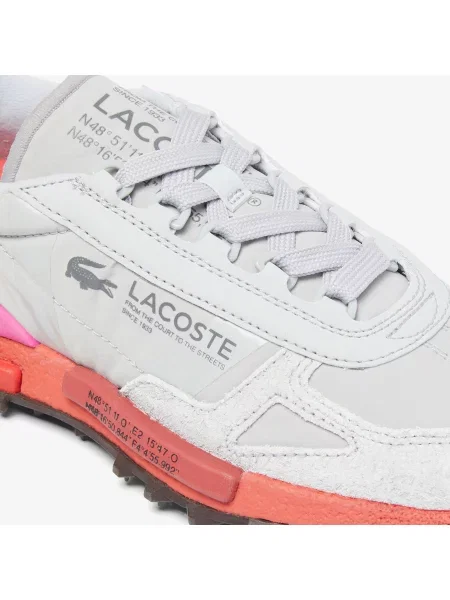 Lacoste Skórzane Sneakersy Elite Active białe