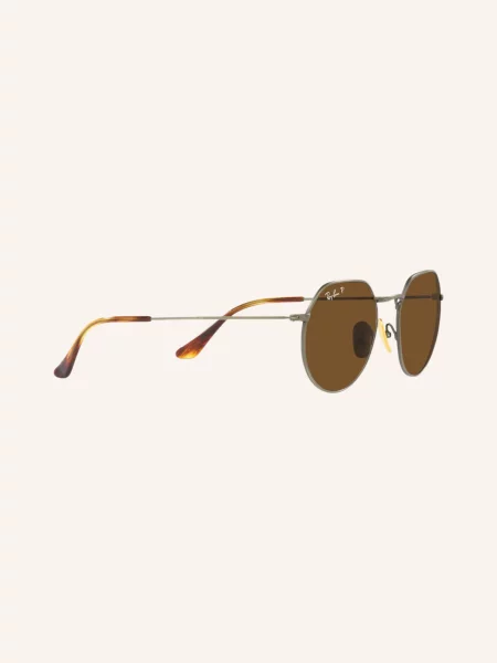 Ray-Ban Sluneční Brýle zlatá/ hnědá polarizovaná zlaté