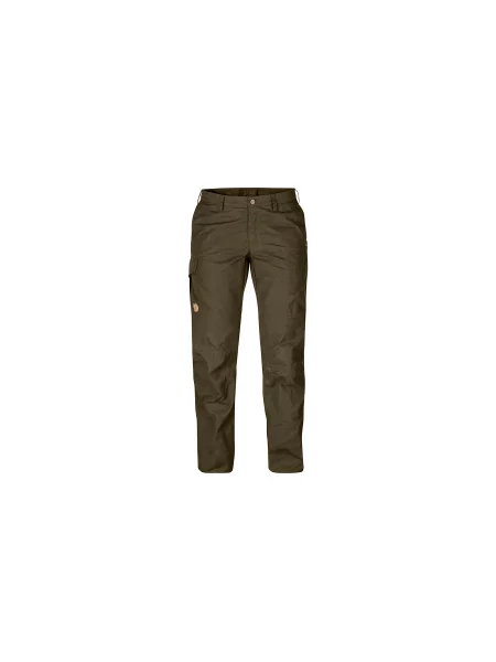 Fjällräven Karla Pro Trousers W Dark Olive Kobiety Spodnie Fjällräven Size: 36 brązowy