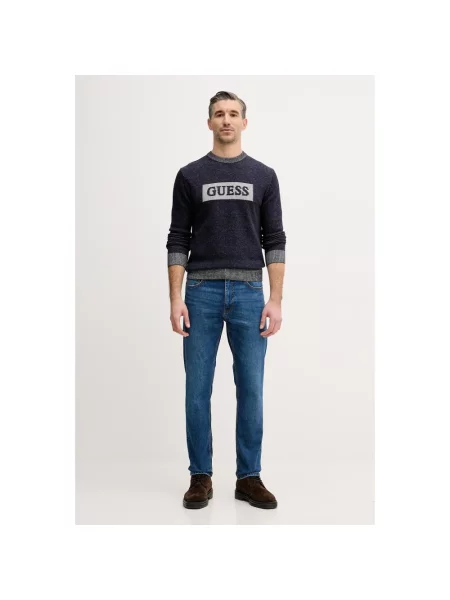 Sweter Guess niebieski