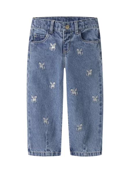 NAME IT Jeans NMFBella / argintiu albastru