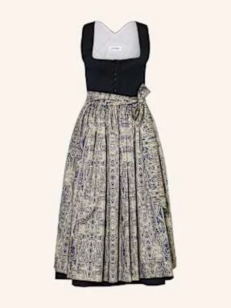 Grasegger Sukienka Bawarska Brianna schwarz granatowa