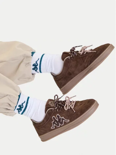 Sneakersy Kappa hnědé